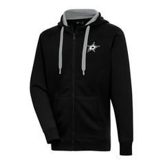 Dallas Stars Antigua Metallic Logo Victory Full-Zip Hoodie - NHL Hoodies