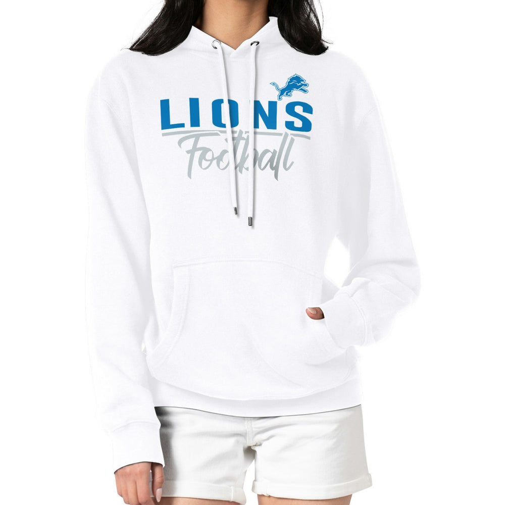 Detroit Lions G-III 4Her by Carl Banks Women's Graphic Fleece Pullover Hoodie | NFL New