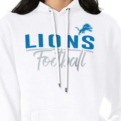 Detroit Lions G-III 4Her by Carl Banks Women's Graphic Fleece Pullover Hoodie | NFL New