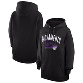 Black Sacramento Kings G-III 4Her by Carl Banks Women's Filigree Logo Pullover Hoodie - Black discount | NBA