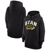Utah Jazz G-III 4Her by Carl Banks Women's Filigree Logo Pullover Hoodie - Black shop | NBA