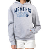 Heather Gray Memphis Grizzlies G-III 4Her by Carl Banks Women's Filigree Logo Pullover Hoodie - Heather Gray for sale | NBA
