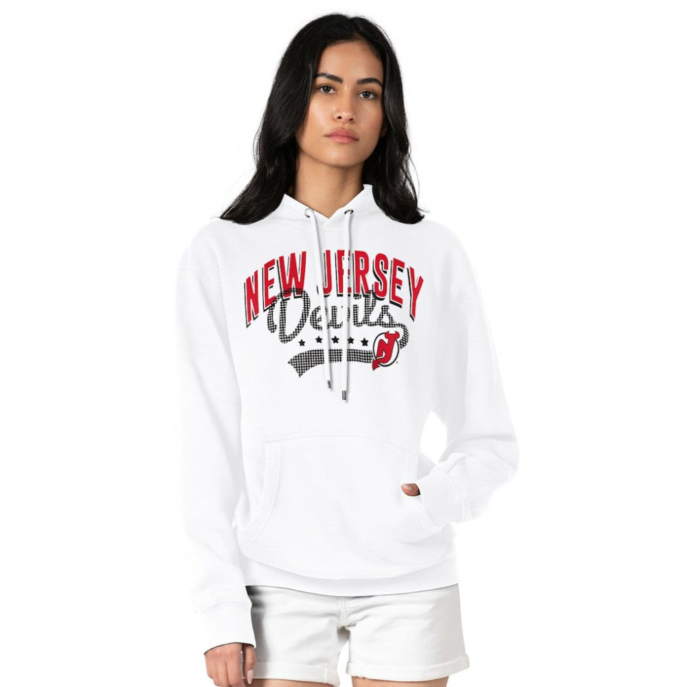 New Jersey Devils G-III 4Her by Carl Banks Women's Filigree Logo Pullover Hoodie – White - NHL Jerseys