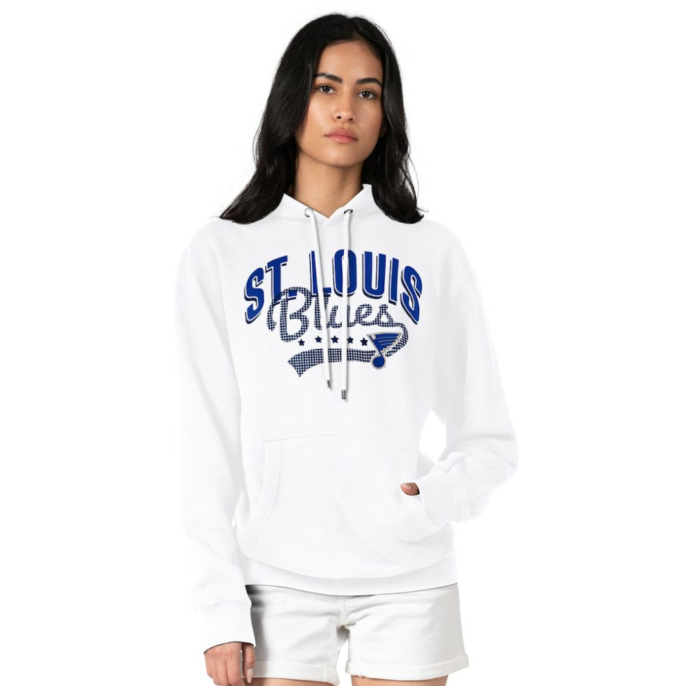 St. Louis Blues G-III 4Her by Carl Banks Women's Filigree Logo Pullover Hoodie – White - NHL Hoodies