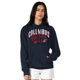 Columbus Blue Jackets G-III 4Her by Carl Banks Women's Filigree Logo Pullover Hoodie – Navy - NHL Hoodies