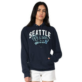 Seattle Kraken G-III 4Her by Carl Banks Women's Filigree Logo Pullover Hoodie – Deep Sea Blue - NHL Hoodies