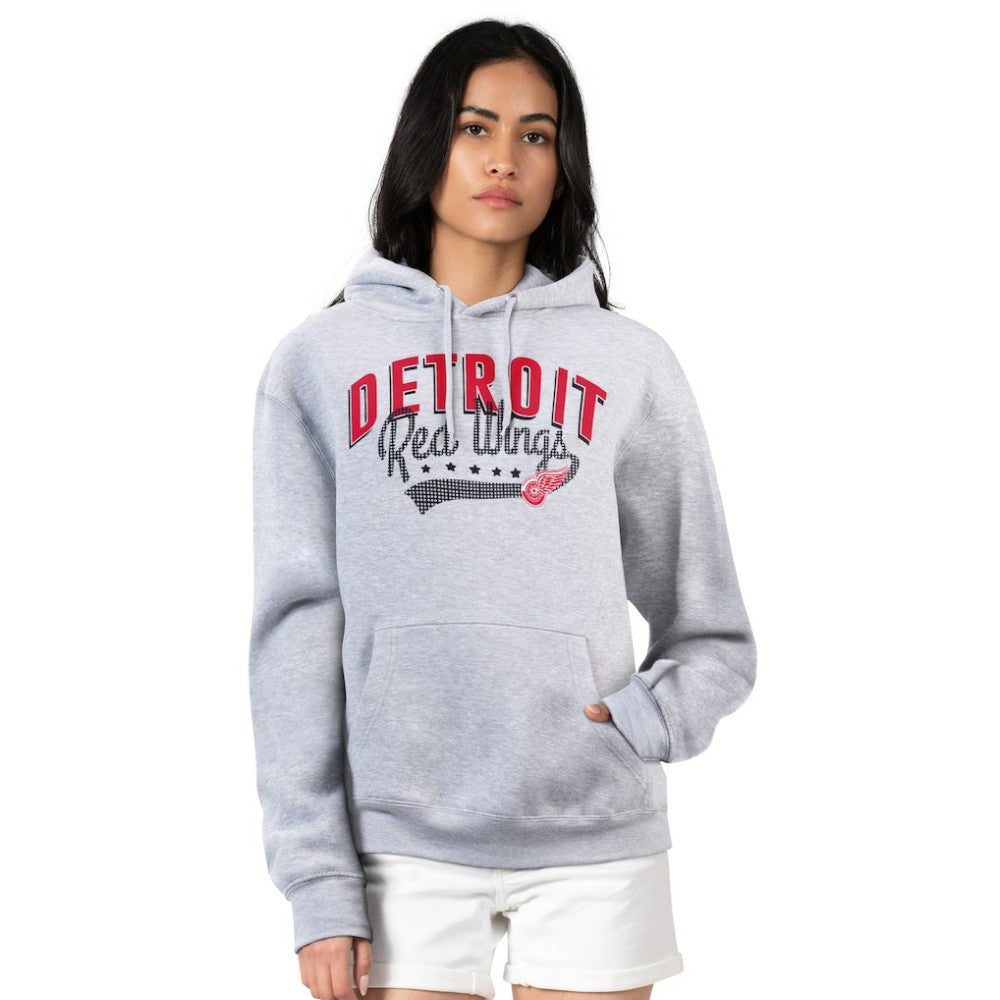 Detroit Red Wings G-III 4Her by Carl Banks Women's Filigree Logo Pullover Hoodie – Gray - NHL Hoodies