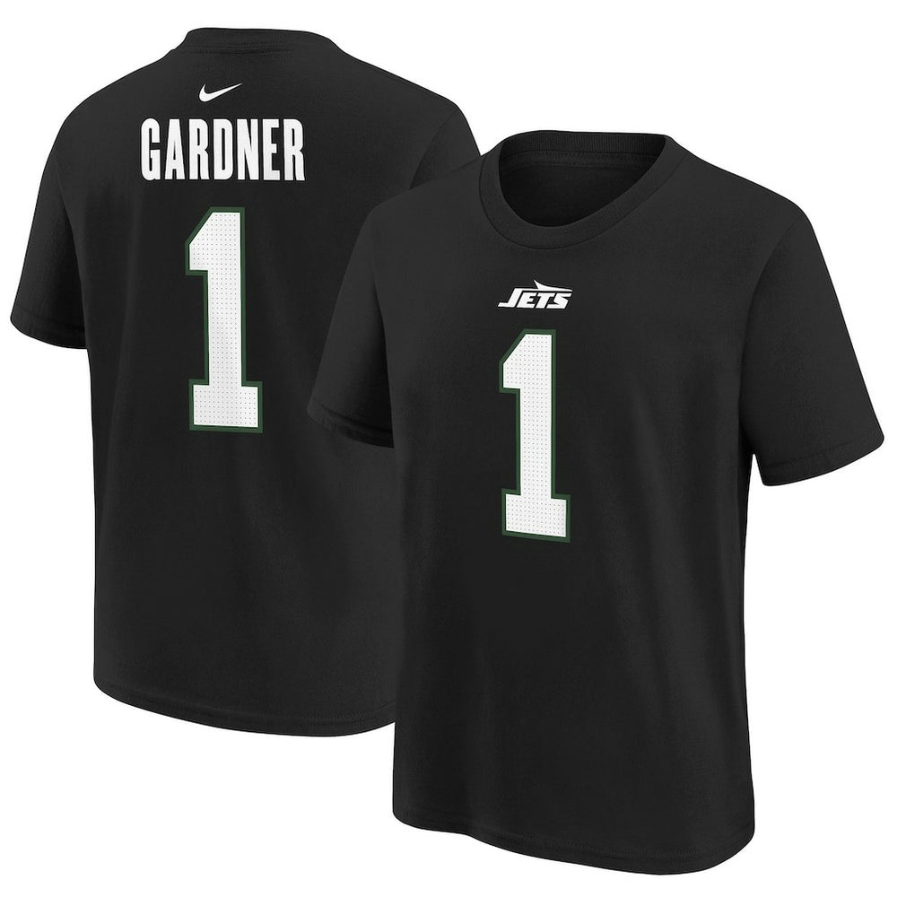 New York Jets Ahmad Sauce Gardner Youth Player Name & Number T-Shirt | NFL On sale