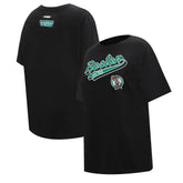 Black Boston Celtics Pro Standard Women's Script Boyfriend T-Shirt | NBA