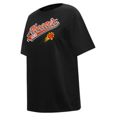 Black Phoenix Suns Pro Standard Women's Script Boyfriend T-Shirt | NBA