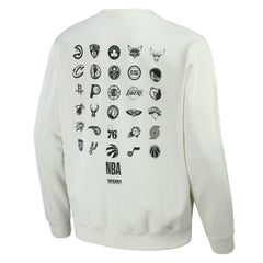 Cream NBA x Staple All Teams Birds of a Feather Crew Sweatshirt | NBA