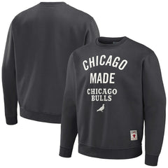 Anthracite Chicago Bulls NBA x Staple Plush Pullover Sweatshirt | NBA