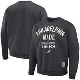 Anthracite Philadelphia 76ers NBA x Staple Plush Pullover Sweatshirt | NBA