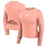 Kansas City Chiefs Women's Studio Fitted Long Sleeve Gym Top | NFL Hot
