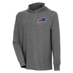 Buffalo Bills Antigua Saga Long Sleeve Hoodie T-Shirt | NFL Discount