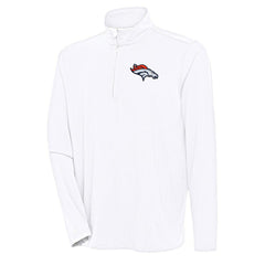 Denver Broncos Antigua Hunk Quarter-Zip Pullover Top | NFL Near me