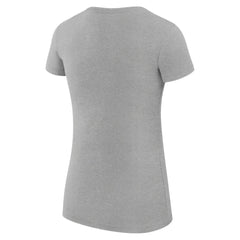Cleveland Cavaliers G-III 4Her by Carl Banks Women's Super-Slim Fit Lightweight Filigree Logo T-Shirt - Heather Gray outlet | NBA