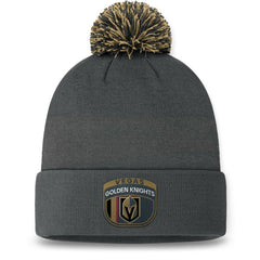 Vegas Golden Knights Fanatics 2024 NHL Draft Cuffed Knit Hat with Pom - NHL Hats