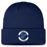 St. Louis Blues Fanatics Authentic Pro Training Camp Cuffed Knit Hat - NHL Hats