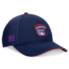 New York Rangers Fanatics 2024 NHL Draft On Stage Trucker Adjustable Hat - NHL Hats