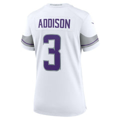 Minnesota Vikings Jordan Addison Women's Alternate Game Player Jersey | NFL Sale