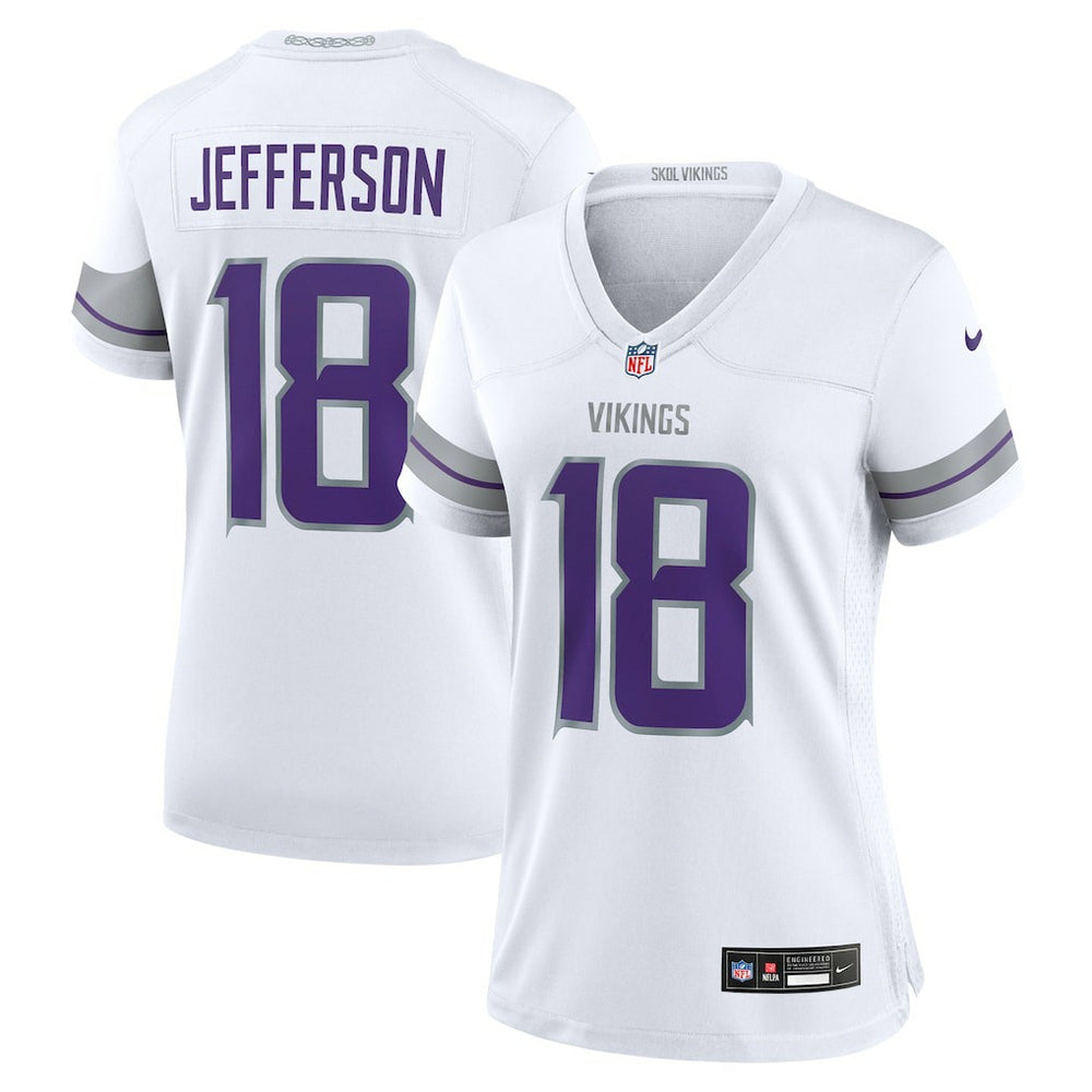 Minnesota Vikings Justin Jefferson Women's Alternate Game Player Jersey | NFL New