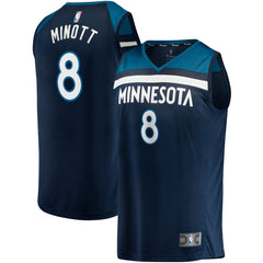 Navy Josh Minott Minnesota Timberwolves Fast Break Player Jersey | NBA