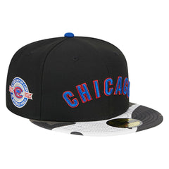 Chicago Cubs New Era Metallic Camo 59FIFTY Fitted Hat - MLB Hats
