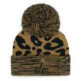 Leopard Washington Wizards '47 Women's Rosette Cuffed Knit Hat with Pom | NBA