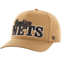 Tan Brooklyn Nets '47 Barnes Hitch Adjustable Hat | NBA