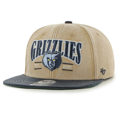 Khaki/Navy Memphis Grizzlies '47 Chilmark Captain Snapback | NBA