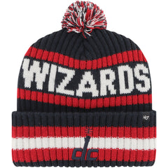 Navy Washington Wizards '47 Bering Cuffed Knit Hat with Pom | NBA
