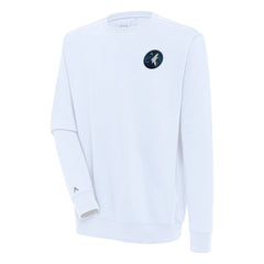 White Minnesota Timberwolves Antigua Victory Pullover Sweatshirt | NBA