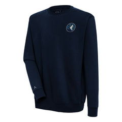 Navy Minnesota Timberwolves Antigua Victory Pullover Sweatshirt | NBA