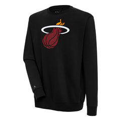 Black Miami Heat Antigua Victory Pullover Sweatshirt | NBA