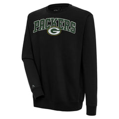 Green Bay Packers Antigua Victory Chenille Pullover Sweatshirt | NFL New