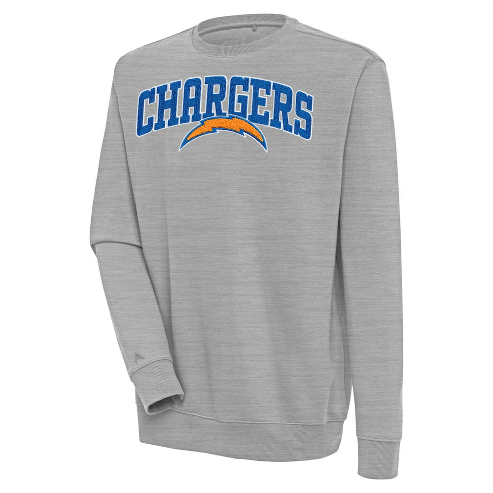 Los Angeles Chargers Antigua Victory Chenille Pullover Sweatshirt | NFL New