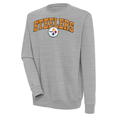 Pittsburgh Steelers Antigua Victory Chenille Pullover Sweatshirt | NFL New