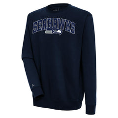 Seattle Seahawks Antigua Victory Chenille Pullover Sweatshirt | NFL US