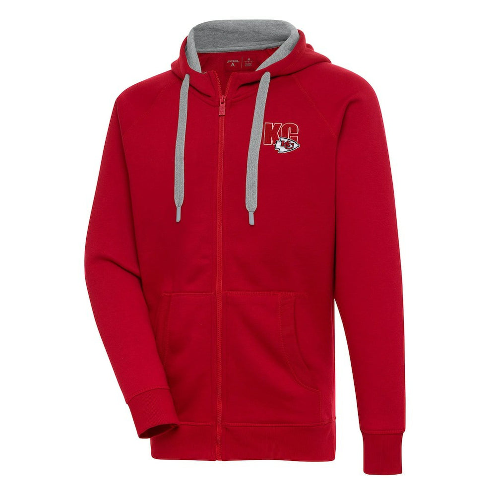 Kansas City Chiefs Antigua Victory Full-Zip Hoodie | NFL On sale