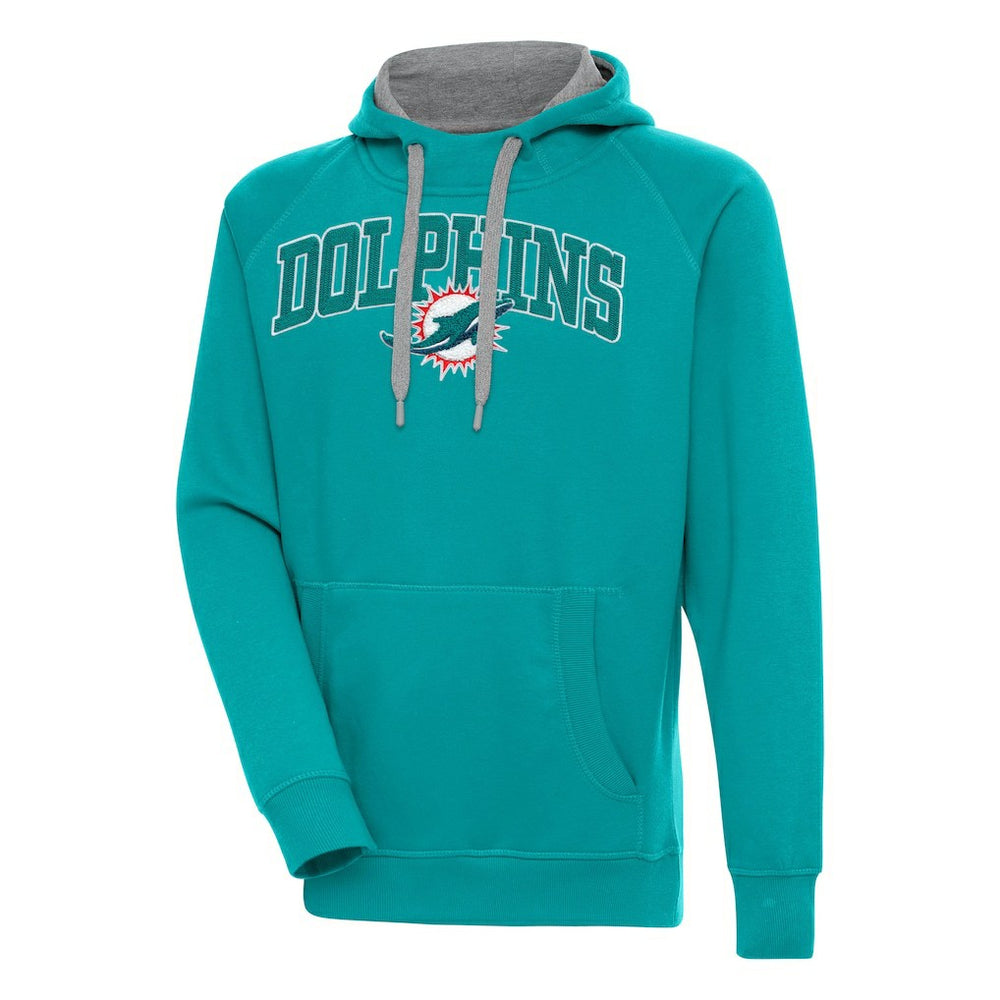 Miami Dolphins Antigua Victory Pullover Hoodie | NFL Discount