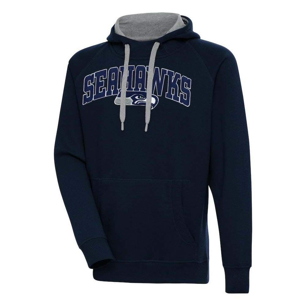 Seattle Seahawks Antigua Victory Pullover Hoodie | NFL Outlet