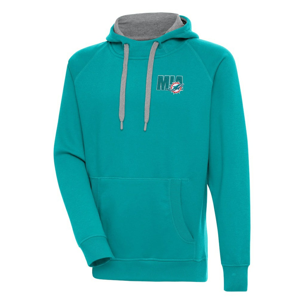 Miami Dolphins Antigua Victory Pullover Hoodie | NFL Outlet