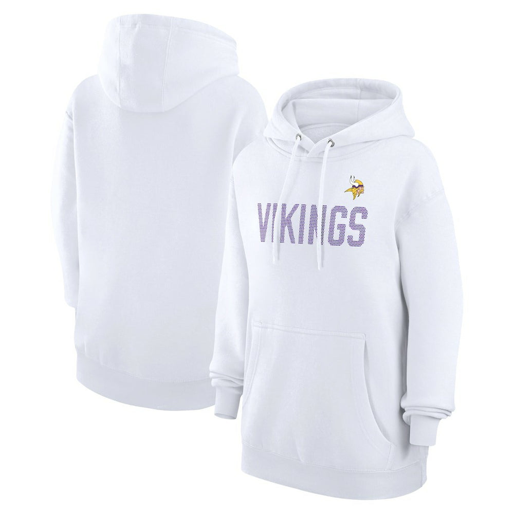 Minnesota Vikings G-III 4Her by Carl Banks Women's Dot Print Pullover Hoodie | NFL Outlet