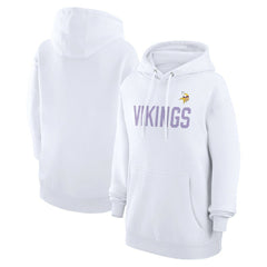 Minnesota Vikings G-III 4Her by Carl Banks Women's Dot Print Pullover Hoodie | NFL Outlet