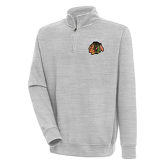 Chicago Blackhawks Antigua Victory Quarter-Zip Pullover Top - NHL Pullover