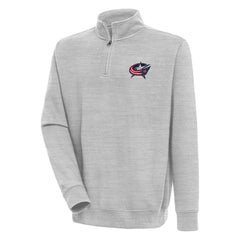Columbus Blue Jackets Antigua Victory Quarter-Zip Pullover Top - NHL Pullover