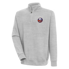 New York Islanders Antigua Victory Quarter-Zip Pullover Top - NHL Pullover