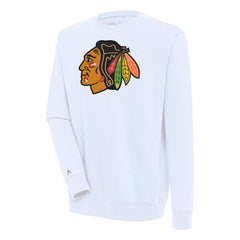 Chicago Blackhawks Antigua Victory Pullover Sweatshirt - NHL Sweatshirts