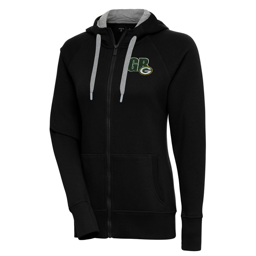 Green Bay Packers Antigua Women's Victory Full-Zip Hoodie | NFL Outlet